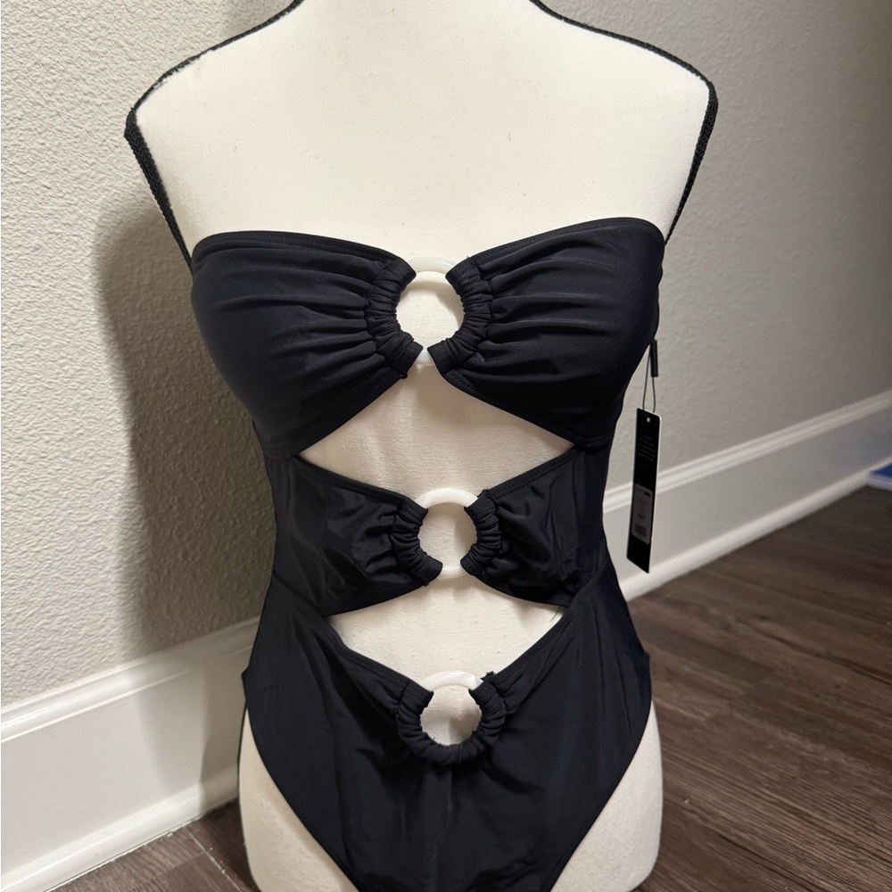 Black One Piece Swimsuit